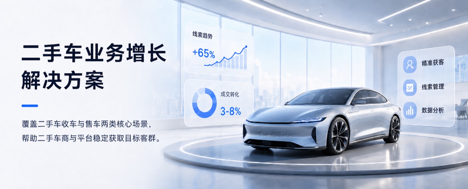 二手车业务增长解决方案：覆盖收车与售车核心场景